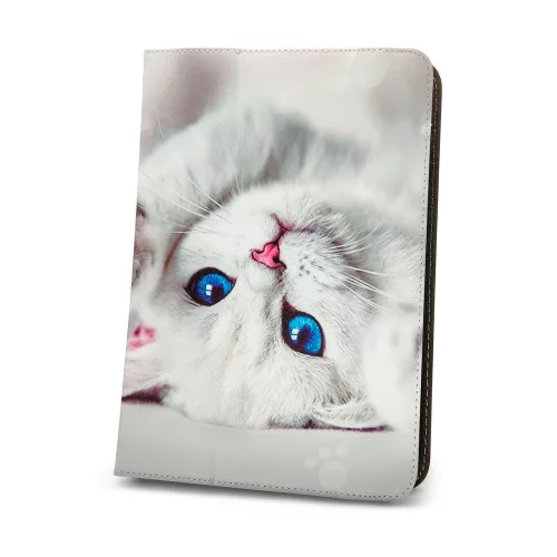 Univerzális tablet könyvtok, 9"-10", Cute Kitty