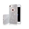 iPhone 11 Pro (5.8") szilikon tok, csillámos, hátlap tok, ezüst, Glitter