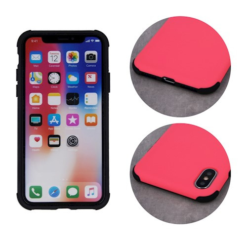 Iphone 11 Pro ütésálló hátlap tok, rózsaszín, SM-A105, Defender Rubber