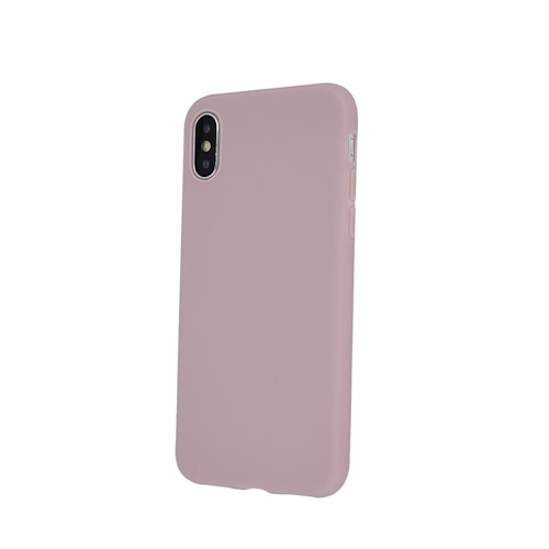 Huawei P20 Lite szilikon tok, hátlap tok, púder rózsaszín, matt