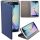 Samsung Galaxy S10 Lite / A91 telefon tok, könyvtok, oldalra nyíló tok, mágnesesen záródó, SM-G770, sötétkék