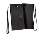 Samsung Galaxy Note 10 Lite /A81 telefon tok, könyvtok, oldalra nyíló tok, mágnesesen záródó, SM-N770, fekete, Fancy