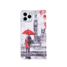 iPhone 11 Pro (5,8") telefon tok, könyvtok, oldalra nyíló tok, mágnesesen záródó, mintás, Smart Trendy Lovers in London