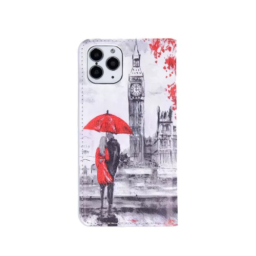 iPhone 11 Pro (5,8") telefon tok, könyvtok, oldalra nyíló tok, mágnesesen záródó, mintás, Smart Trendy Lovers in London