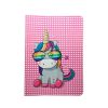  Univerzális tablet könyvtok, mintás, 9"-10", Rainbow unicorn