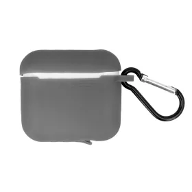 Airpods Pro szilikon tok akasztóval, szürke
