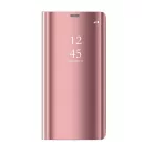 Smart Clear View Samsung S20 Ultra , okos könyvtok, ultra pink