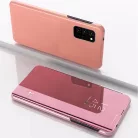 Smart Clear View Samsung S20 Ultra , okos könyvtok, ultra pink