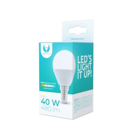   LED izzó E14 / G45, 6W, 4500K, 480lm, semleges fehér fény, Forever Light