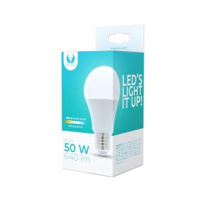   LED izzó E27 / A60, 8W, 3000K, 640lm, meleg fehér fény, Forever Light