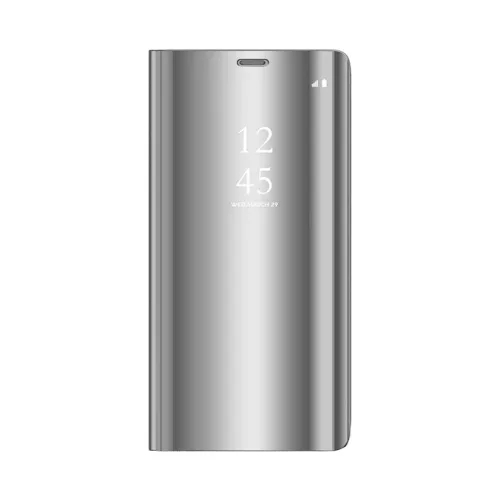 Smart Clear View Huawei Y6P ezüst okos könyvtok