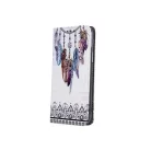 Huawei Y5P telefon tok, könyvtok, oldalra nyíló tok, mágnesesen záródó, mintás, Smart Trendy Boho 2