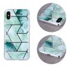 Geometric Marmur iPhone 6 / 6s (4,7") "zöld" márvány mintás kemény hátlap tok