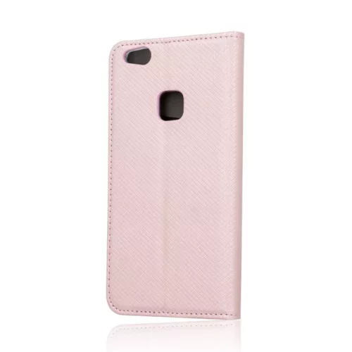 iPhone 12 Pro Max (6,7") telefon tok, könyvtok, oldalra nyíló tok, mágnesesen záródó, rose gold, Smart Magnet