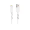 iPhone 8pin gyorstöltő adatkábel, fehér, 1M, 3A, Maxlife MXUC-04