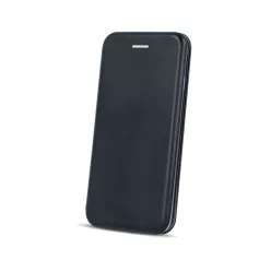   Samsung Galaxy M51 könyvtok, mágneszáras, flip tok, szilikon keretes, fekete, SM-M515, Diva