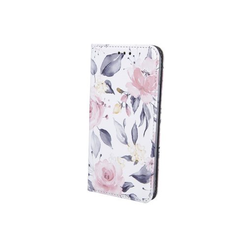 Samsung G780 Galaxy S20 FE / S20 FE 5G "Spring Flowers 2" mintás szilikon keretes könyvtok Smart Trendy