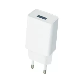 Hálózati töltőfej, 1xUSB, 2A / 10W, fehér, Setty R