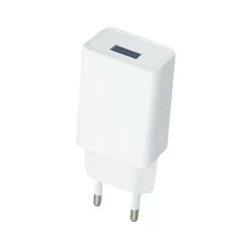 Hálózati töltőfej, 1xUSB, 2A / 10W, fehér, Setty R