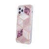 Samsung Galaxy A12 hátlap tok, TPU tok, márvány mintás, SM-A125, SM-A127, Geometric Marmur Heather