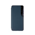 Xiaomi Redmi Note 10 4G / Note 10S okos könyvtok, zöld, Smart view TPU 