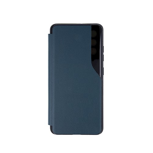 Smart view TPU Xiaomi Redmi Note 10 / Note 10S zöld okos könyvtok