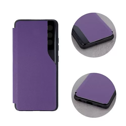 Smart view TPU Samsung A725 Galaxy A72 4G / A726 Galaxy A72 5G lila okos könyvtok
