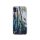 Samsung Galaxy A72 4G/5G hátlap tok, TPU tok, mintás, SM-A725, SM-A726, Gold Glam Feathers