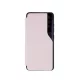 Smart view TPU Samsung A02S világos rózsaszín okos könyvtok SM-A025