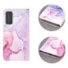 Smart Trendy Samsung A525 Galaxy A52 4G / A52 5G / A52S "marble 3" mintás szilikon keretes könyvtok