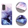 Smart Trendy Samsung A525 Galaxy A52 4G / A52 5G / A52S "marble 4" mintás szilikon keretes könyvtok