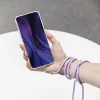 Univerzális telefontok nyakpánt, lila, 1,5m