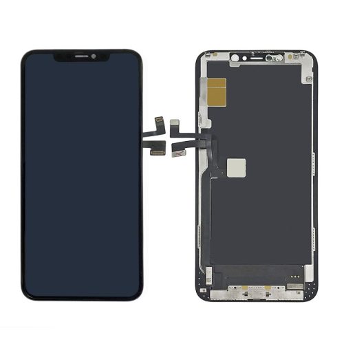 iPhone X (5,8") fekete OLED LCD + érintőpanel (Hard) GX