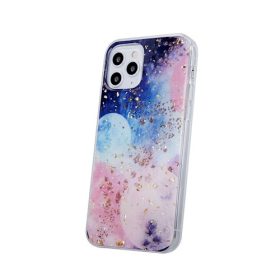   Samsung Galaxy A03s hátlap tok, TPU tok, SM-A037, Gold Glam Galactic