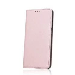   iPhone 13 Pro Max (6,7") telefon tok, könyvtok, oldalra nyíló tok, mágnesesen záródó, rose gold, Smart Magnet