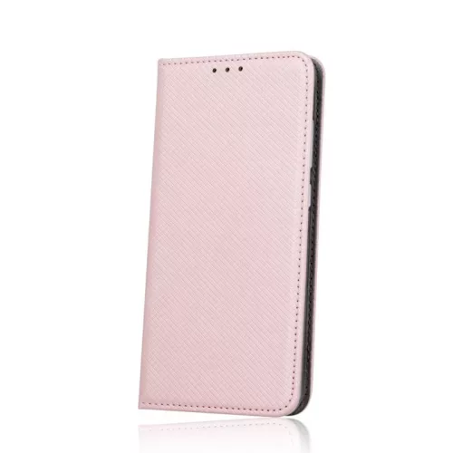 iPhone 13 Pro Max (6,7") telefon tok, könyvtok, oldalra nyíló tok, mágnesesen záródó, rose gold, Smart Magnet