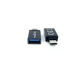 USB-A 3.0 - Type-C adapter, fekete, Maxlife 