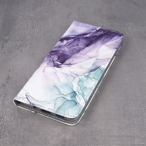 iPhone 13 Pro (6,1") telefon tok, könyvtok, oldalra nyíló tok, mágnesesen záródó, márvány mintás, Smart Trendy Marble 5