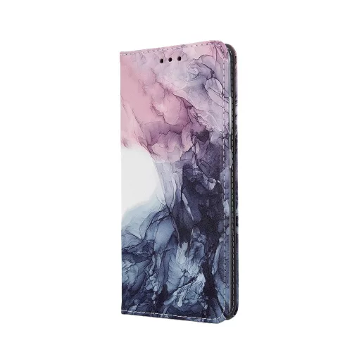 iPhone 13 Pro (6,1") telefon tok, könyvtok, oldalra nyíló tok, mágnesesen záródó, márvány mintás, Smart Trendy Marble 7