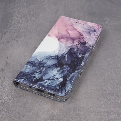 iPhone 13 Pro (6,1") telefon tok, könyvtok, oldalra nyíló tok, mágnesesen záródó, márvány mintás, Smart Trendy Marble 7