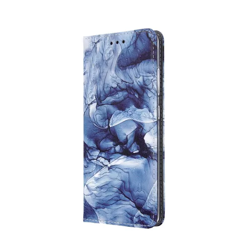 iPhone 13 Pro (6,1") telefon tok, könyvtok, oldalra nyíló tok, mágnesesen záródó, márvány mintás, Smart Trendy Marble 7