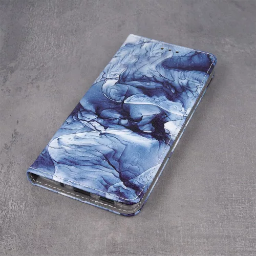 iPhone 13 Pro (6,1") telefon tok, könyvtok, oldalra nyíló tok, mágnesesen záródó, márvány mintás, Smart Trendy Marble 7