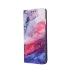 iPhone 13 Pro (6,1") telefon tok, könyvtok, oldalra nyíló tok, mágnesesen záródó, márvány mintás, Smart Trendy Marble 8