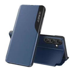   Smart view TPU Samsung A225 Galaxy A22 4G sötétkék okos könyvtok