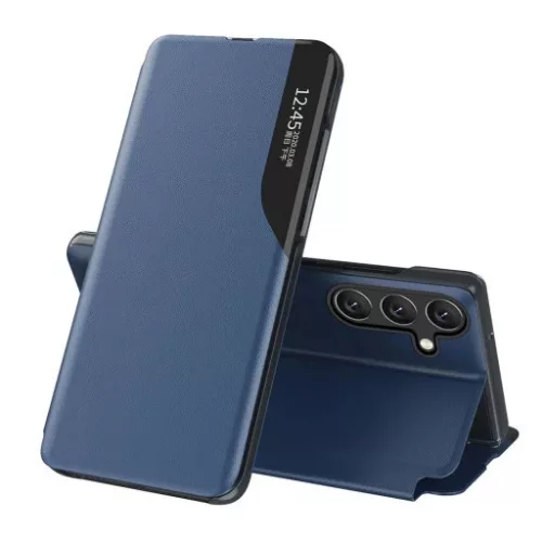 Smart view TPU Samsung A225 Galaxy A22 4G sötétkék okos könyvtok