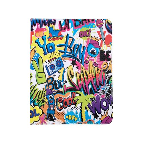 Univerzális 7"-8" Graffiti boy mintás tablet könyvtok