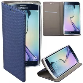   Oppo A16 / A16s / A54s telefon tok, könyvtok, notesz tok, oldalra nyíló tok, mágnesesen záródó, sötétkék, Smart Magnet
