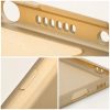 iPhone 7 / 8 / SE 2020 / SE 2022 (4.7") hátlap tok, TPU tok, arany, Metallic