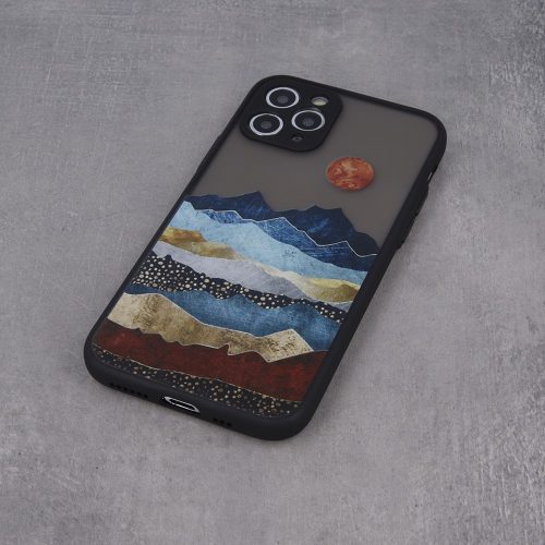 Realme 7i hátlap tok, TPU tok, fekete, Ultra Trendy Landscape 1