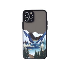   iPhone 7 Plus / 8 Plus (5,5") hátlap tok, TPU tok, fekete, SM-A225, SM-M225, Ultra Trendy Landscape 2